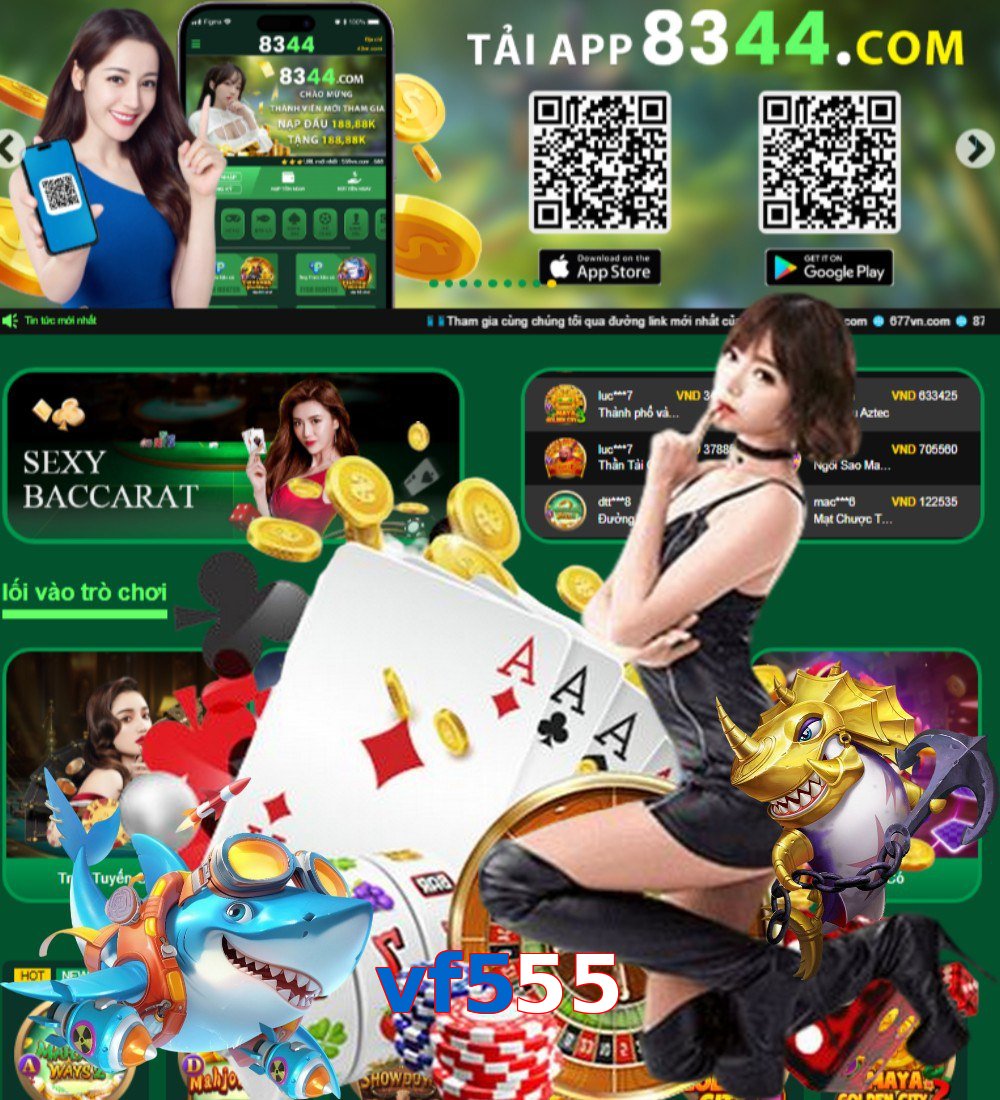 Trò chơi Slot được yêu thích tại vf555